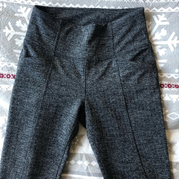 Athleta Herringbone Metro High Rise Leggings